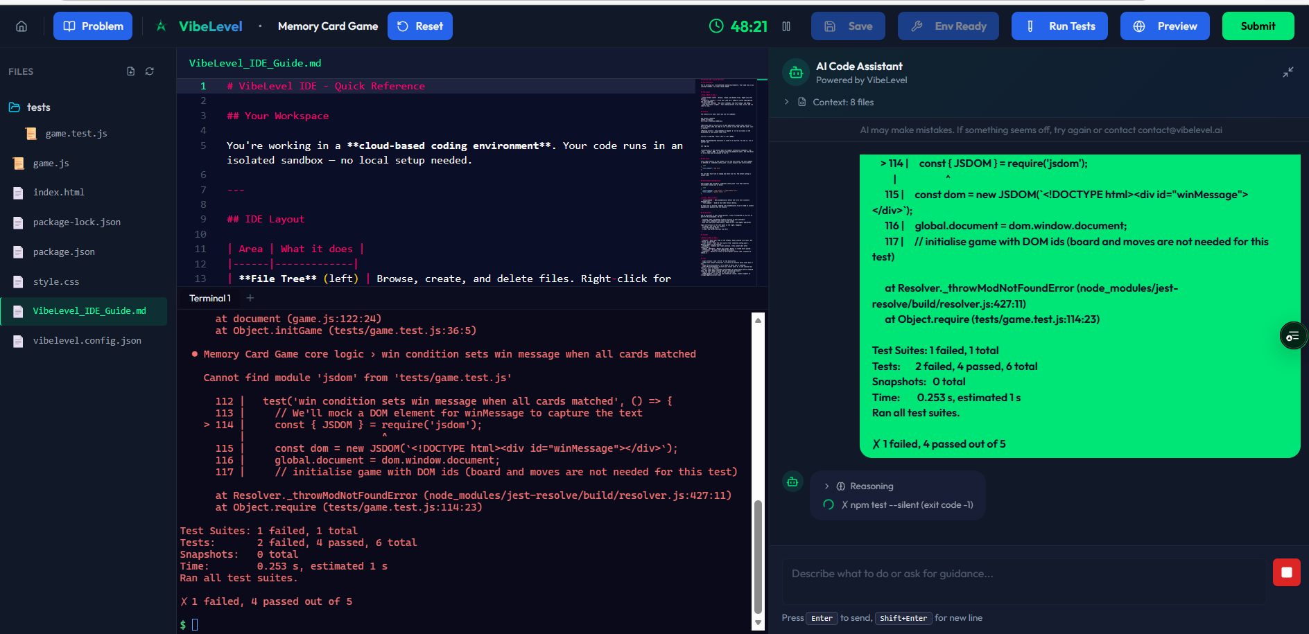 VibeLevel AI-Native IDE
